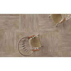 Wood-effect porcelain stoneware, rectified, 15x90 cm, Mud - Oak, Unicom Starker