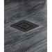 Wood effect resin shower tray, 80x120x3,3 cm Anthracite Décapé - Woody, Arblu