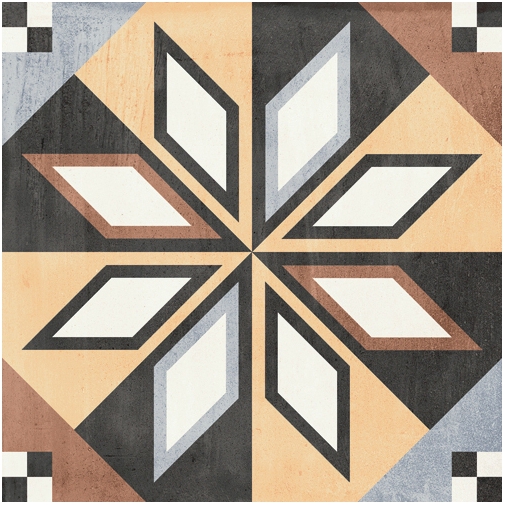 Zementfliese aus Feinsteinzeug 20x20 - Patchwork Colours Mix, Ceramica Sant'Agostino