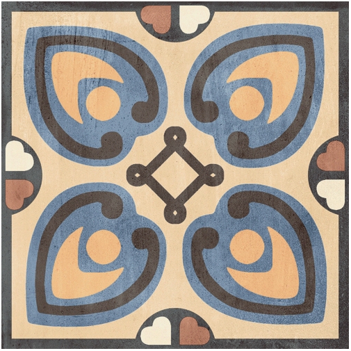 Zementfliese aus Feinsteinzeug 20x20 - Patchwork Colours Mix, Ceramica Sant'Agostino