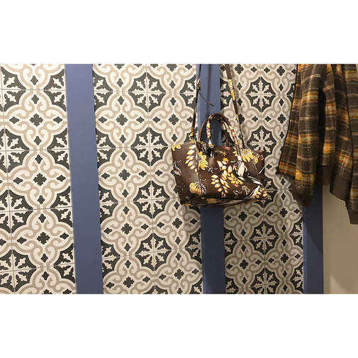 Zweite Wahl dekoriertes Feinsteinzeug, Beige Nero 5, 20x20 cm - Reverie, Unicom Starker